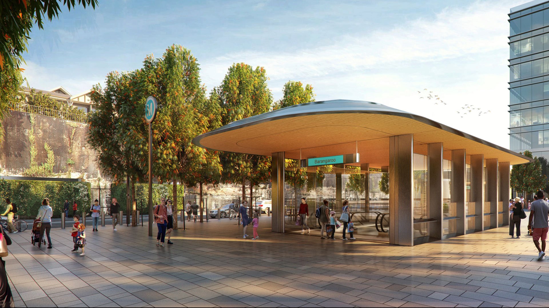 BARANGAROO METRO STATION